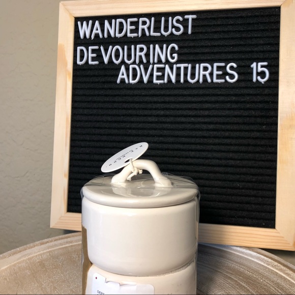 **SOLD** Rae Dunn salt pepper stacked cellars - Picture 4 of 5